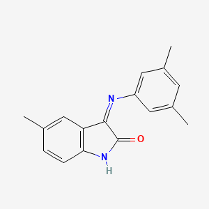 3-(3,5-Dimethylanilino)-5-methylindol-2-one