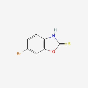 molecular formula C7H4BrNOS B1337943 6-溴苯并[d]噁唑-2(3H)-硫酮 CAS No. 24316-84-5