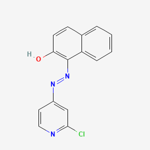 1-[(2-Chloro-4-pyridinyl)diazenyl]-2-naphthol