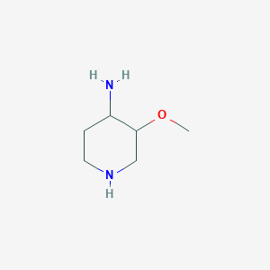 molecular formula C6H14N2O B133796 3-甲氧基哌啶-4-胺 CAS No. 156970-92-2
