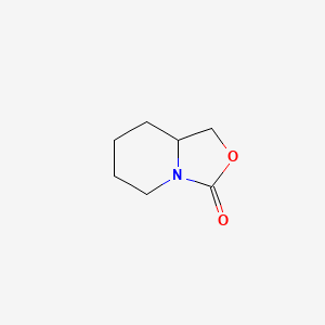 molecular formula C7H11NO2 B1337961 Hexahydro-oxazolo[3,4-a]pyridin-3-one CAS No. 42329-17-9