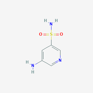 molecular formula C5H7N3O2S B1337962 5-Aminopyridine-3-sulfonamide CAS No. 62009-21-6