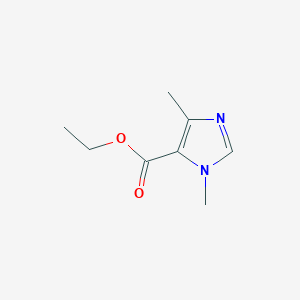 molecular formula C8H12N2O2 B1337963 1,4-二甲基-1H-咪唑-5-羧酸乙酯 CAS No. 35445-32-0