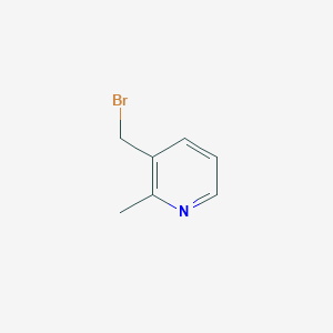 molecular formula C7H8BrN B1337969 3-(Bromomethyl)-2-methylpyridine CAS No. 76915-53-2