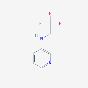 molecular formula C7H7F3N2 B1337982 N-(2,2,2-三氟乙基)吡啶-3-胺 CAS No. 77262-40-9