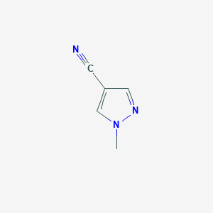 molecular formula C5H5N3 B1338007 1-methyl-1H-pyrazole-4-carbonitrile CAS No. 66121-71-9