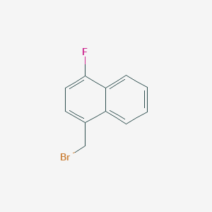 molecular formula C11H8BrF B1338010 1-(Bromomethyl)-4-fluoronaphthalene CAS No. 6905-05-1