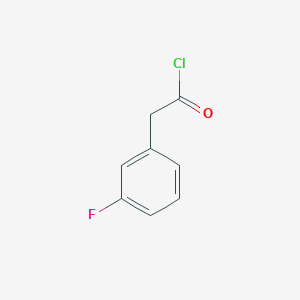 molecular formula C8H6ClFO B1338012 3-氟苯乙酰氯 CAS No. 458-04-8