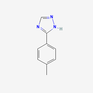molecular formula C9H9N3 B1338022 3-(p-tolyl)-1H-1,2,4-triazole CAS No. 23195-60-0