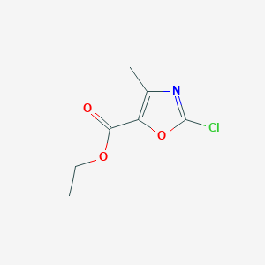molecular formula C7H8ClNO3 B1338036 2-氯-4-甲基恶唑-5-甲酸乙酯 CAS No. 78451-11-3