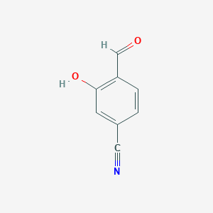 molecular formula C8H5NO2 B1338046 4-Formyl-3-hydroxybenzonitrile CAS No. 84102-89-6
