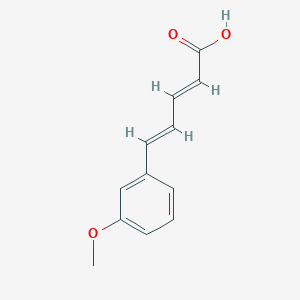 B1338072 5-(3-Methoxyphenyl)penta-2,4-dienoic acid CAS No. 6500-63-6