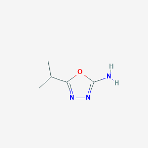 B1338075 5-Isopropyl-1,3,4-oxadiazol-2-amine CAS No. 65283-97-8