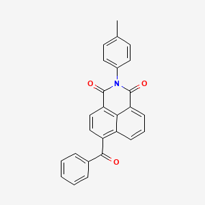 2-(4-methylphenyl)-6-(phenylcarbonyl)-1H-benzo[de]isoquinoline-1,3(2H)-dione