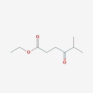 molecular formula C9H16O3 B1338096 5-甲基-4-氧代己酸乙酯 CAS No. 54857-48-6
