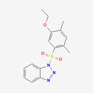 5-(1H-1,2,3-benzotriazol-1-ylsulfonyl)-2,4-dimethylphenyl ethyl ether