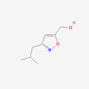 molecular formula C8H13NO2 B1338110 (3-Isobutylisoxazol-5-yl)methanol CAS No. 71502-42-6