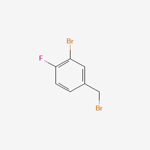 molecular formula C7H5Br2F B1338112 3-Bromo-4-fluorobenzyl bromide CAS No. 78239-71-1