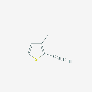 molecular formula C7H6S B1338122 2-Ethynyl-3-methylthiophene CAS No. 81294-11-3