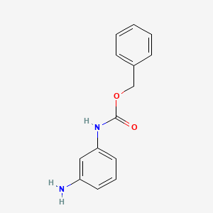 molecular formula C14H14N2O2 B1338127 (3-氨基苯基)-氨基甲酸苄酯 CAS No. 113261-00-0