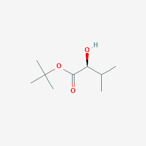 molecular formula C9H18O3 B1338129 (S)-tert-butyl 2-hydroxy-3-methylbutanoate CAS No. 3519-30-0