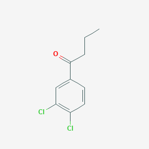molecular formula C10H10Cl2O B1338133 1-(3,4-Dichlorophenyl)butan-1-one CAS No. 6582-45-2