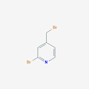 molecular formula C6H5Br2N B1338137 2-Bromo-4-(bromomethyl)pyridine CAS No. 83004-14-2