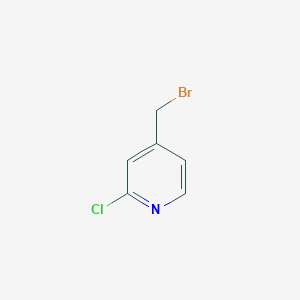 molecular formula C6H5BrClN B1338138 4-(溴甲基)-2-氯吡啶 CAS No. 83004-15-3