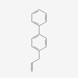 molecular formula C15H14 B1338140 1,1'-Biphenyl, 4-(2-propenyl)- CAS No. 20120-35-8