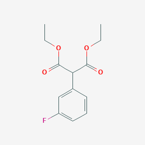 B1338146 1,3-Diethyl 2-(3-fluorophenyl)propanedioate CAS No. 400808-70-0