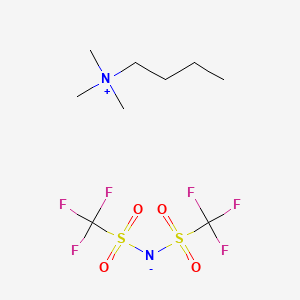 molecular formula C9H18F6N2O4S2 B1338157 三氟甲磺酰亚胺丁基三甲基铵 CAS No. 258273-75-5