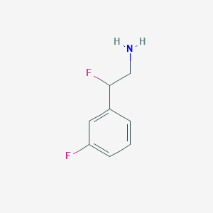 molecular formula C8H9F2N B1338158 2-氟-2-(3-氟苯基)乙基胺 CAS No. 767244-83-7