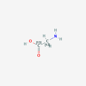 molecular formula C2H5NO2 B1338164 甘氨酸-13C2 CAS No. 67836-01-5