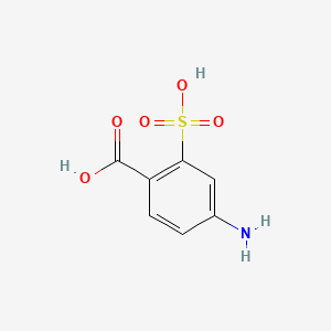 molecular formula C7H7NO5S B1338174 4-氨基-2-磺苯甲酸 CAS No. 527-76-4