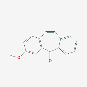 molecular formula C16H12O2 B133818 3-Methoxy-5H-dibenzo[a,d][7]annulen-5-one CAS No. 22725-38-8