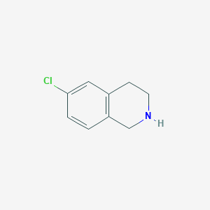molecular formula C9H10ClN B1338183 6-氯-1,2,3,4-四氢异喹啉 CAS No. 33537-99-4