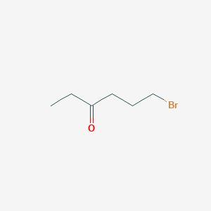 molecular formula C6H11BrO B1338189 3-己酮，6-溴- CAS No. 20434-22-4