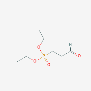 B1338206 3-(Diethoxyphosphinyl)propanal CAS No. 3986-95-6