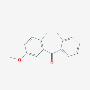 molecular formula C16H14O2 B133822 3-甲氧基二苯并亚苏伯酮 CAS No. 17910-76-8
