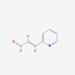 B1338223 3-(Pyridin-2-YL)prop-2-enal CAS No. 863677-37-6