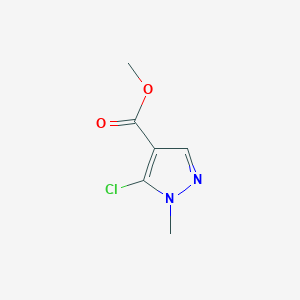 molecular formula C6H7ClN2O2 B1338244 5-氯-1-甲基-1H-吡唑-4-羧酸甲酯 CAS No. 88398-85-0
