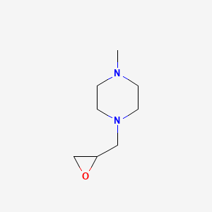 B1338246 1-Methyl-4-(oxiran-2-ylmethyl)piperazine CAS No. 4122-79-6