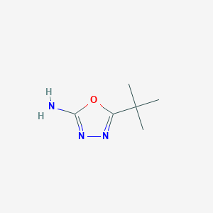 molecular formula C6H11N3O B1338256 5-叔丁基-1,3,4-噁二唑-2-胺 CAS No. 69741-92-0