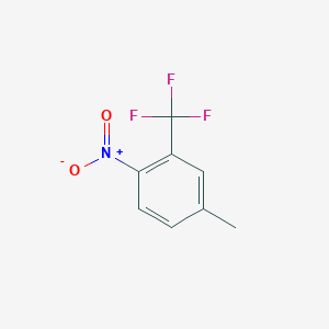 molecular formula C8H6F3NO2 B1338264 4-Methyl-1-nitro-2-(trifluoromethyl)benzene CAS No. 87617-21-8