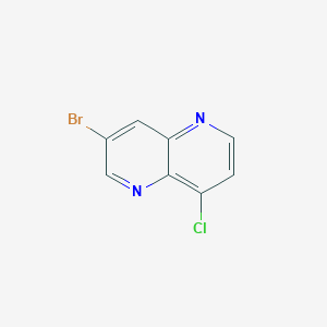 B1338266 3-Bromo-8-chloro-1,5-naphthyridine CAS No. 97267-61-3