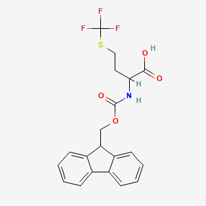 2-({[(9H-fluoren-9-yl)methoxy]carbonyl}amino)-4-[(trifluoromethyl)sulfanyl]butanoic acid