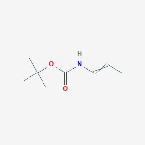 2-Methyl-2-propanyl (1E)-1-propen-1-ylcarbamate