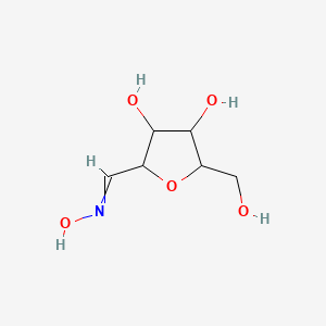 molecular formula C6H11NO5 B13383063 2-(Hydroxyiminomethyl)-5-(hydroxymethyl)oxolane-3,4-diol 