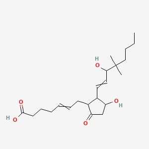 7-[3-Hydroxy-2-(3-hydroxy-4,4-dimethyloct-1-enyl)-5-oxocyclopentyl]hept-5-enoic acid