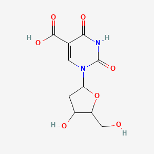 1-[(2R,4S,5R)-4-Hydroxy-5-(hydroxymethyl)-2-tetrahydrofuryl]-2,4-dioxo-1,2,3,4-tetrahydropyrimidine-5-carboxylic Acid